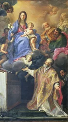 La Vierge Marie apparaissant à saint Philippe Néri